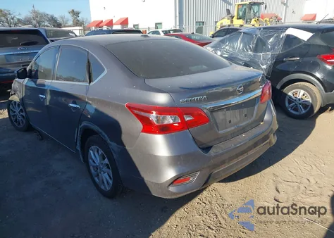 2019 Nissan Sentra Sv z USA, uszkodzony, nr VIN 3N1AB7AP8KY454818